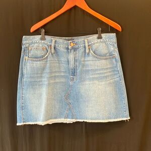 J. Crew Blue Mini Pencil Skirt for Casual Wear size 32
